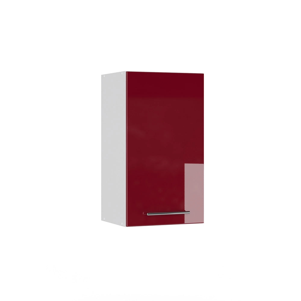 Pensile da cucina Fame-Line Bordeaux lucido/Bianco 40 cm Vicco