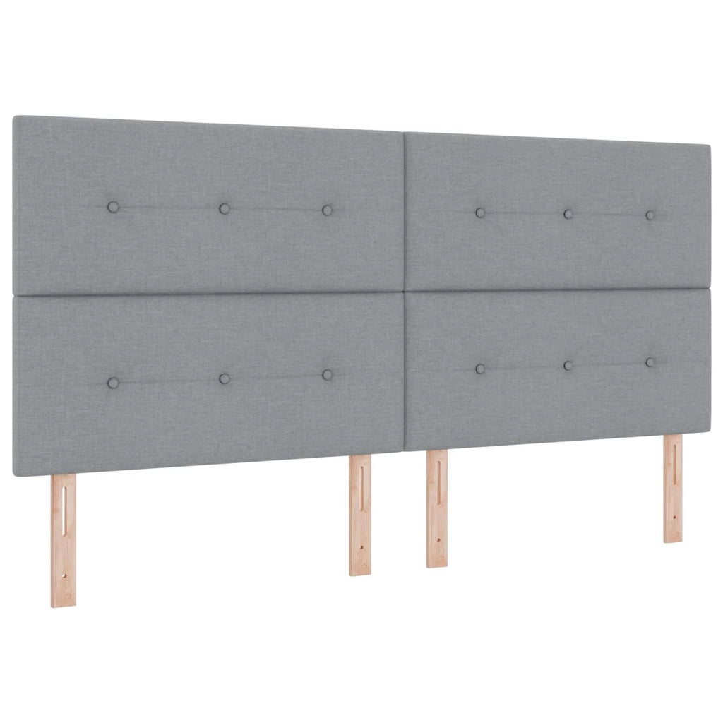 Letto con contenitore LED e materasso Grigio Chiaro 3459966