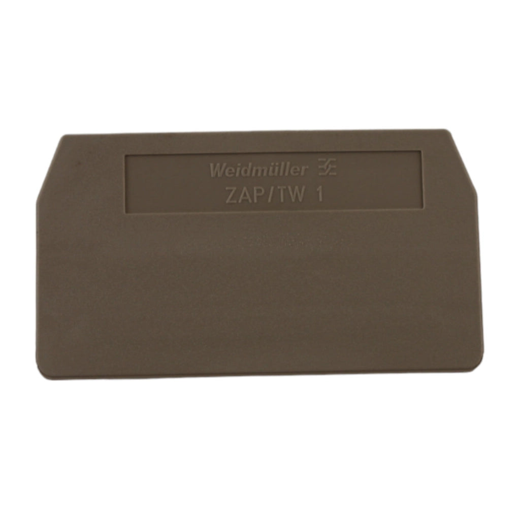 Piastra terminale beige 2,5mmq 1 piano 2 conduttori Weidmller