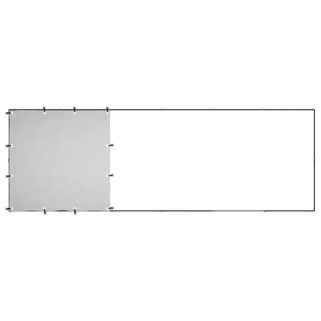 Gabbia per Cani Nera 330x110x110 cm in Acciaio 150782