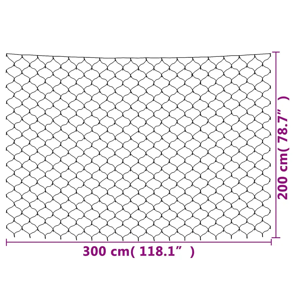 Luci di Natale Rete Bianco Caldo 3x2m 204 LED Interni Esterni CFW2530369