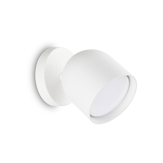 Applique Da Parete Contemporaneo Dodo Metallo Bianco 1 Luce Gx53 15W 3000K Ip20