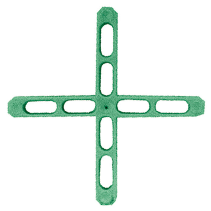 distanziatore a croce in plastica per pavimenti 250 pz.  mm. 7 cod:ferx.vit20460