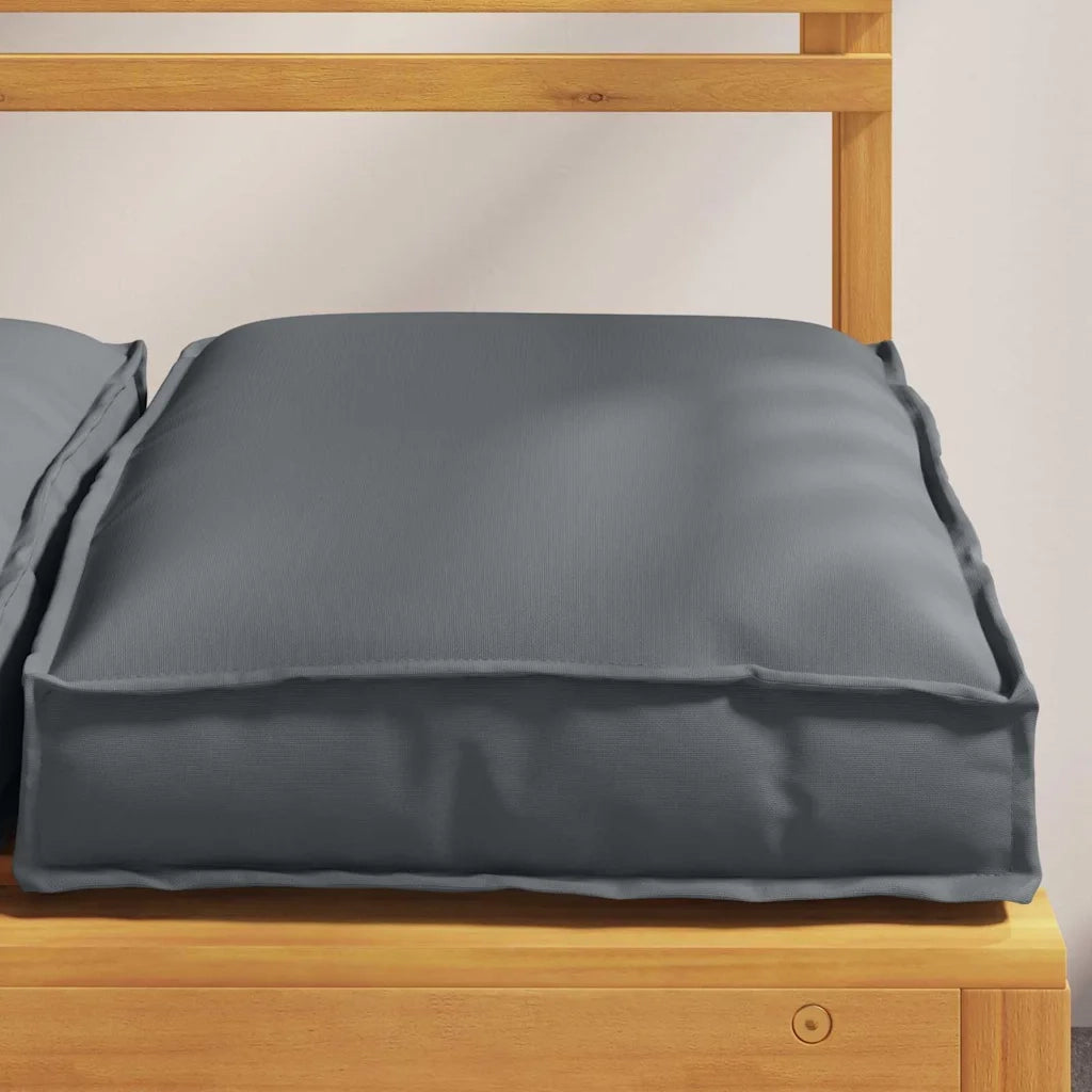 Cuscino 4 pcs Antracite 40 x 40 x 8 cm Tessuto Oxford 42001588