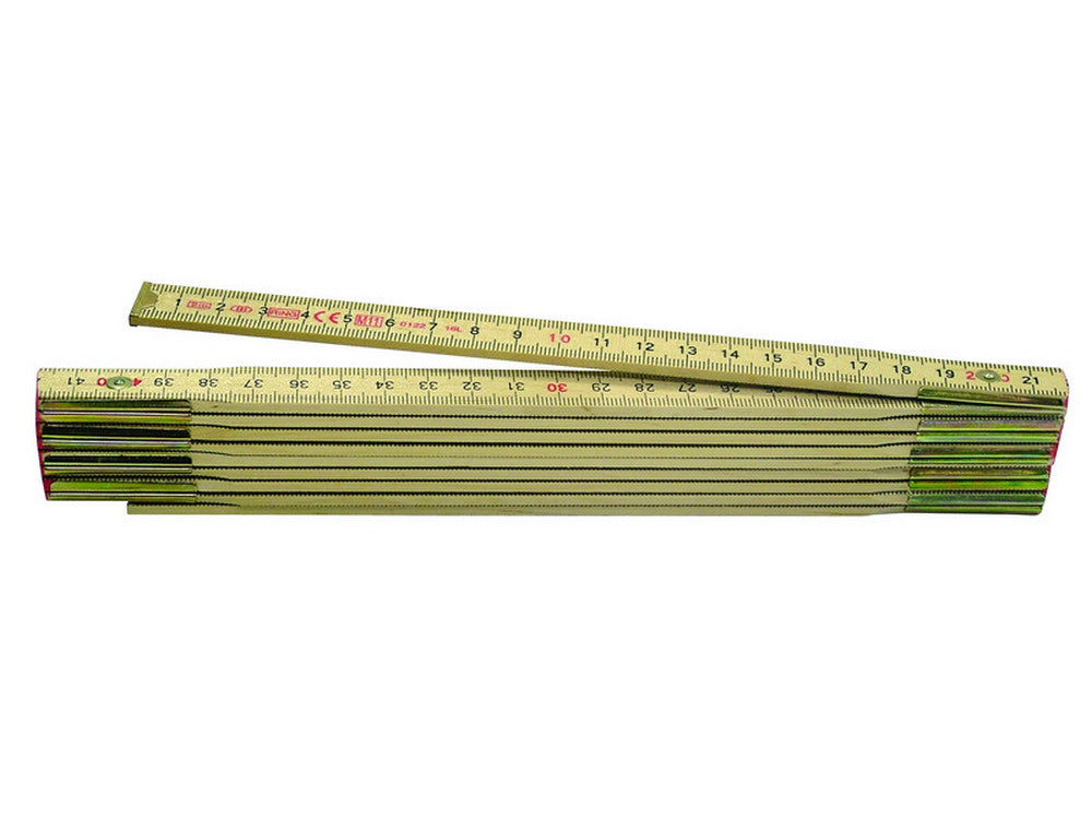 doppiometro in legno naturale  lunghezza mt.2 cod:ferx.vit8851