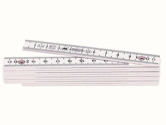 metro in fibra di vetro bianco lunghezza mt.1 cod:ferx.vit48951