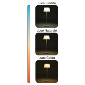 Lampada da Tavolo a LED Ricaricabile USB  Tiffany, Minimalista da 200 lm