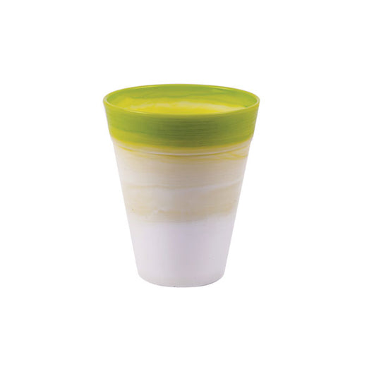 Vaso per Piante Orchidee Fiori Interno Esterno Colorato Dante Exclusive Idel Colore: Lime, Formato: 15 cm