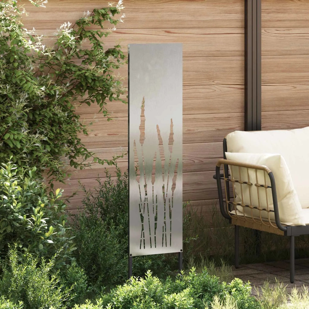 Schermo per privacy in giardino Traforo Argento 32 x 140 cm 876242