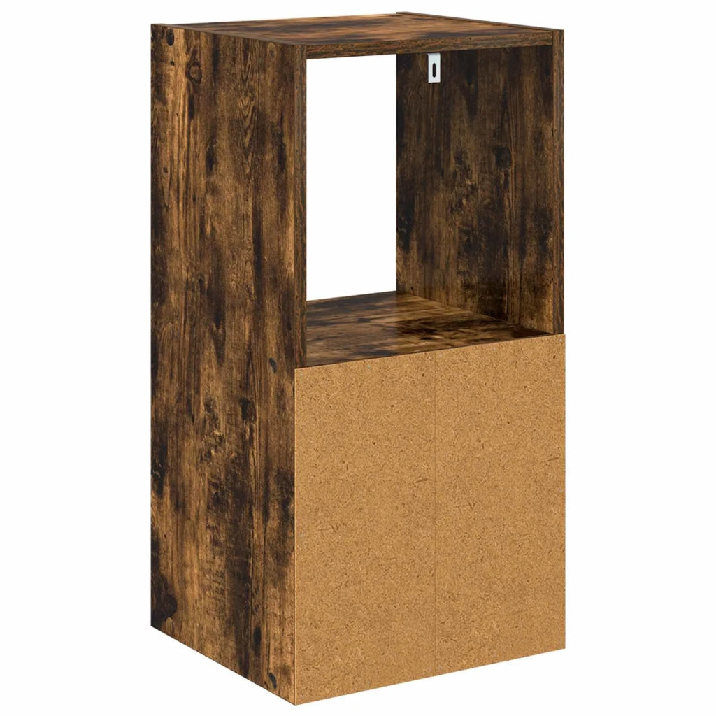 Comodino Rovere fumé 35 x 32 x 68,5 cm Legno multistrato 8000636