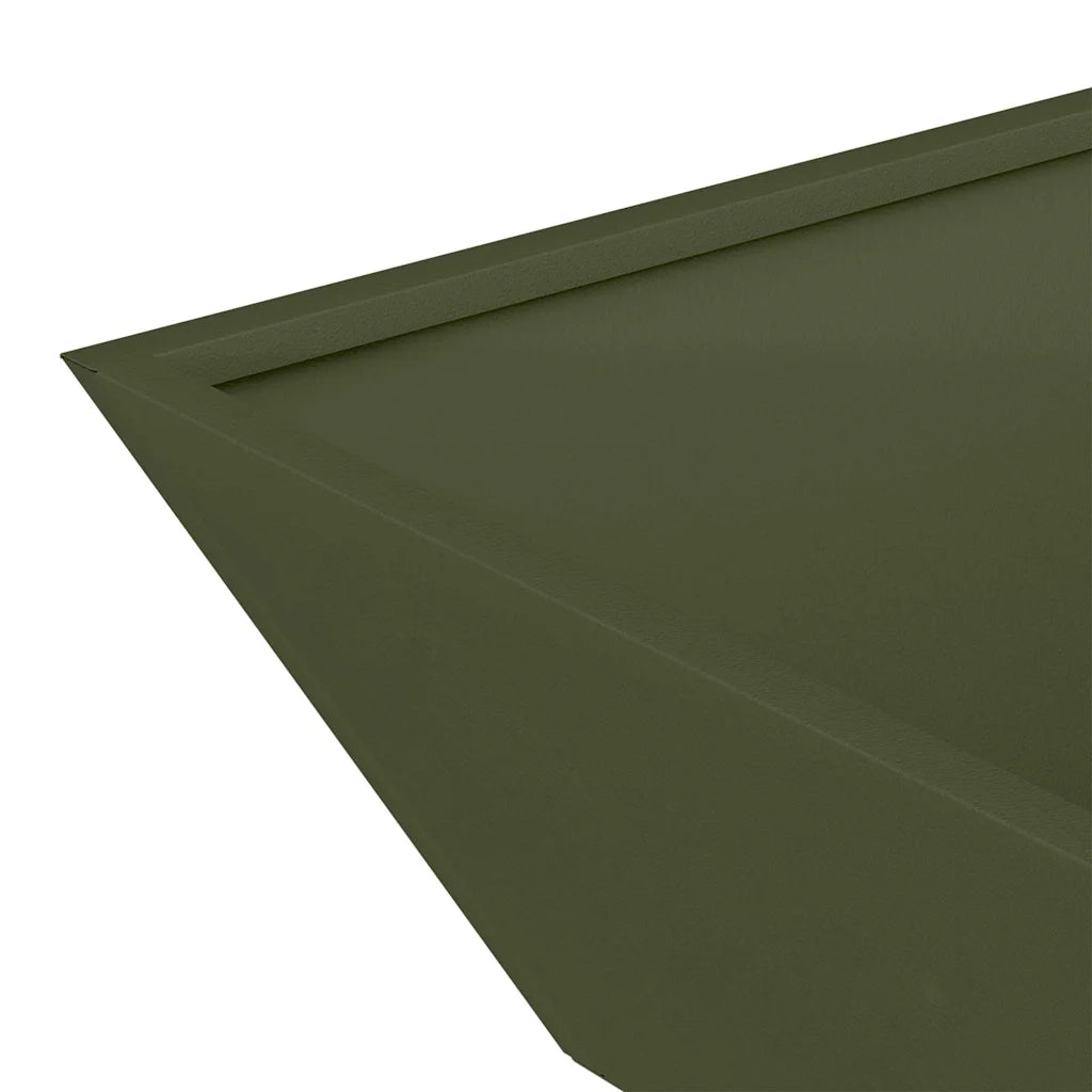 Fioriere | Cassetta per fiori | Vaso da giardino 5 pz Verde oliva 50 x 50 x 15 cm