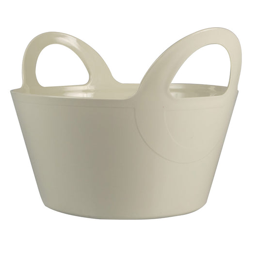 Vaso per Piante Fiori Portafrutta Centrotavola Cestino Ciotola Jenny Idel Colore: Avorio