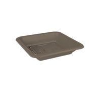 Sottovaso Quadrato per Vasi da Piante Quadro Interno Esterno Giardino Idel Formato: 45 cm, Colore: Taupe