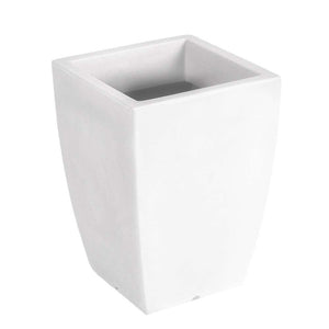 Vaso per Piante Interno Esterno Moderno Arredo Design Hydrus Idel Colore: Bianco, Formato: 36 cm