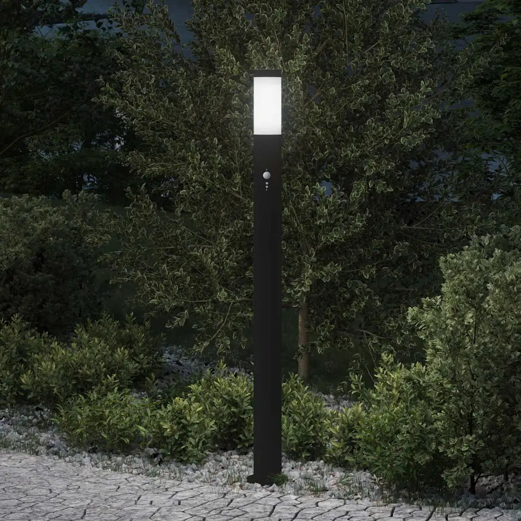 Lampada a paletto con sensore 110 cm Acciaio Inox IP44 4006033