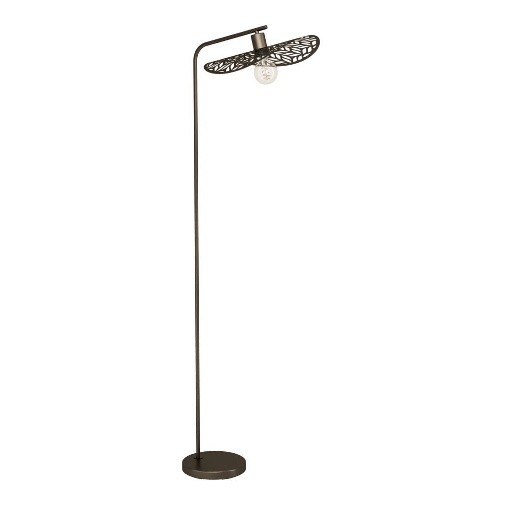Piantana Industrial Minimal Swaby Acciaio Bronzo 1 Luce E27 Ip20