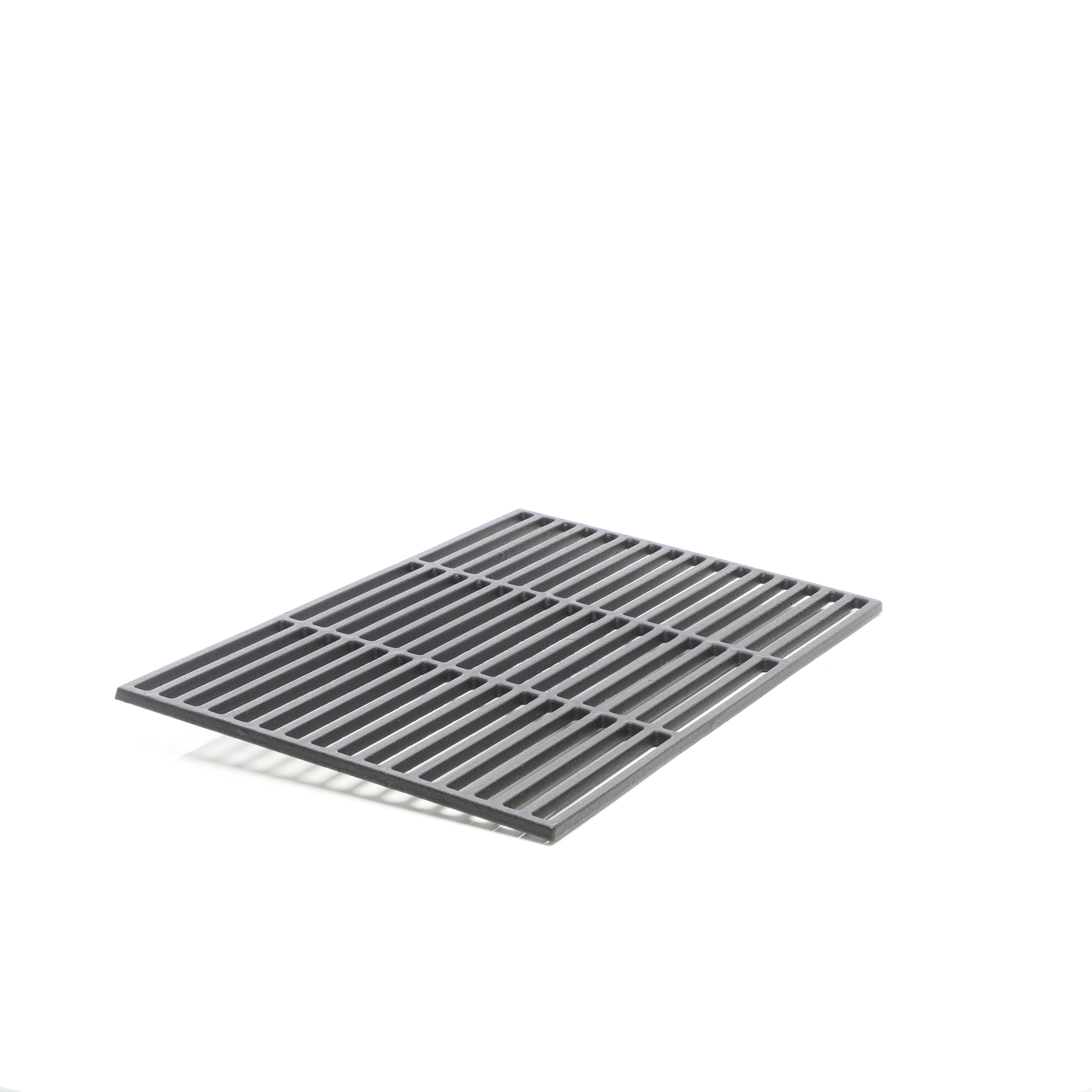 Griglia rettangolare in ghisa 54 x 34 cm per barbecue a carbone e a gas