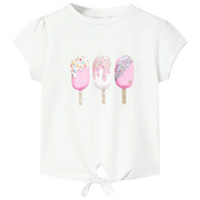 Maglietta per Bambini Ecru 128cod mxl 87227