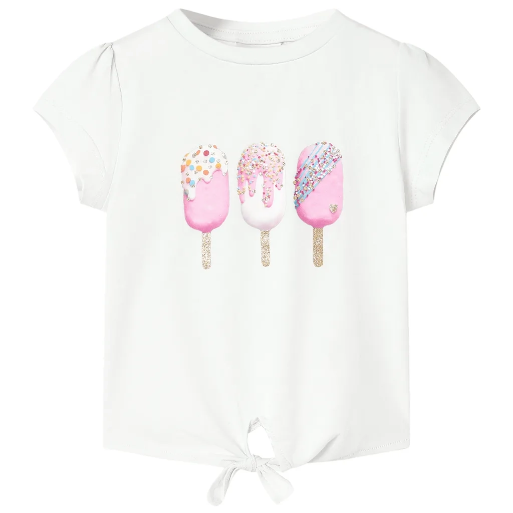 Maglietta per Bambini Ecru 128cod mxl 87227