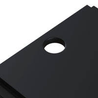 Portacorda in Metallo per Sistema Illuminazione a Binario  Nero