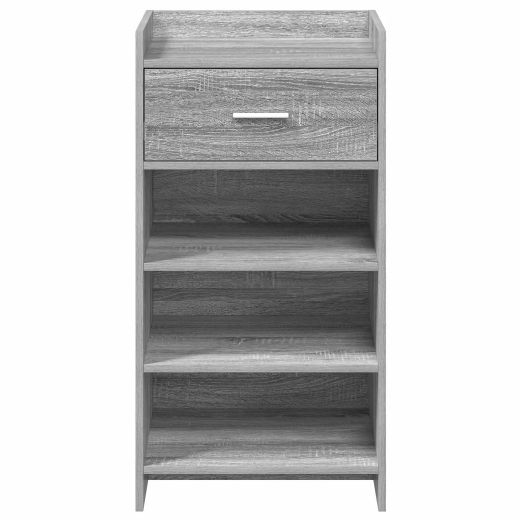 Mobile per scarpe con cassetto Sonoma grigio 48 x 36 x 92 cm 8011352