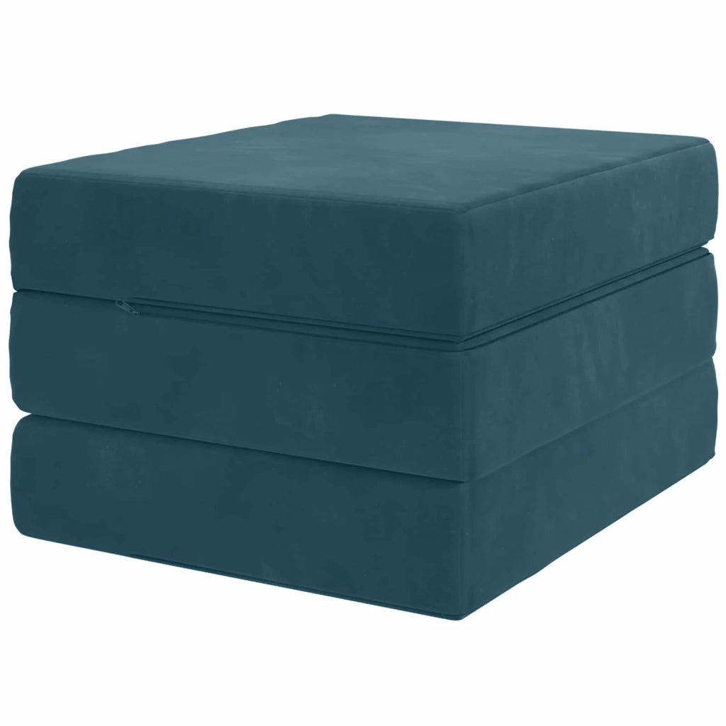 Divano Letto Pieghevole 90 x 63 x 45 cm Blu 900154
