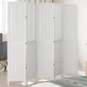 Divisorio Ambienti | Divider per stanze | Paravento 5Pannelli Bianco Legno Massello di Paulownia