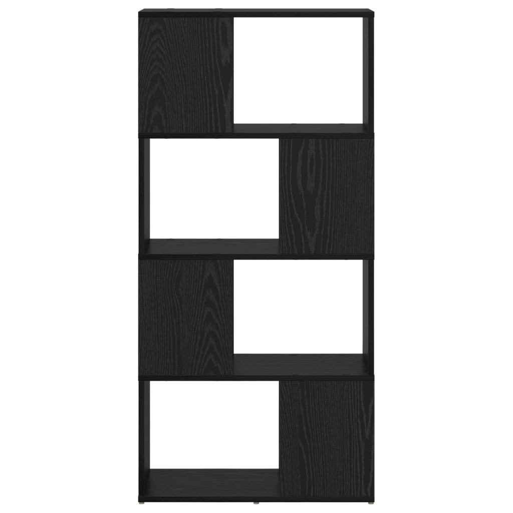 Libreria Rovere nero Legno ingegnerizzato 60 x 24 x 124 cm