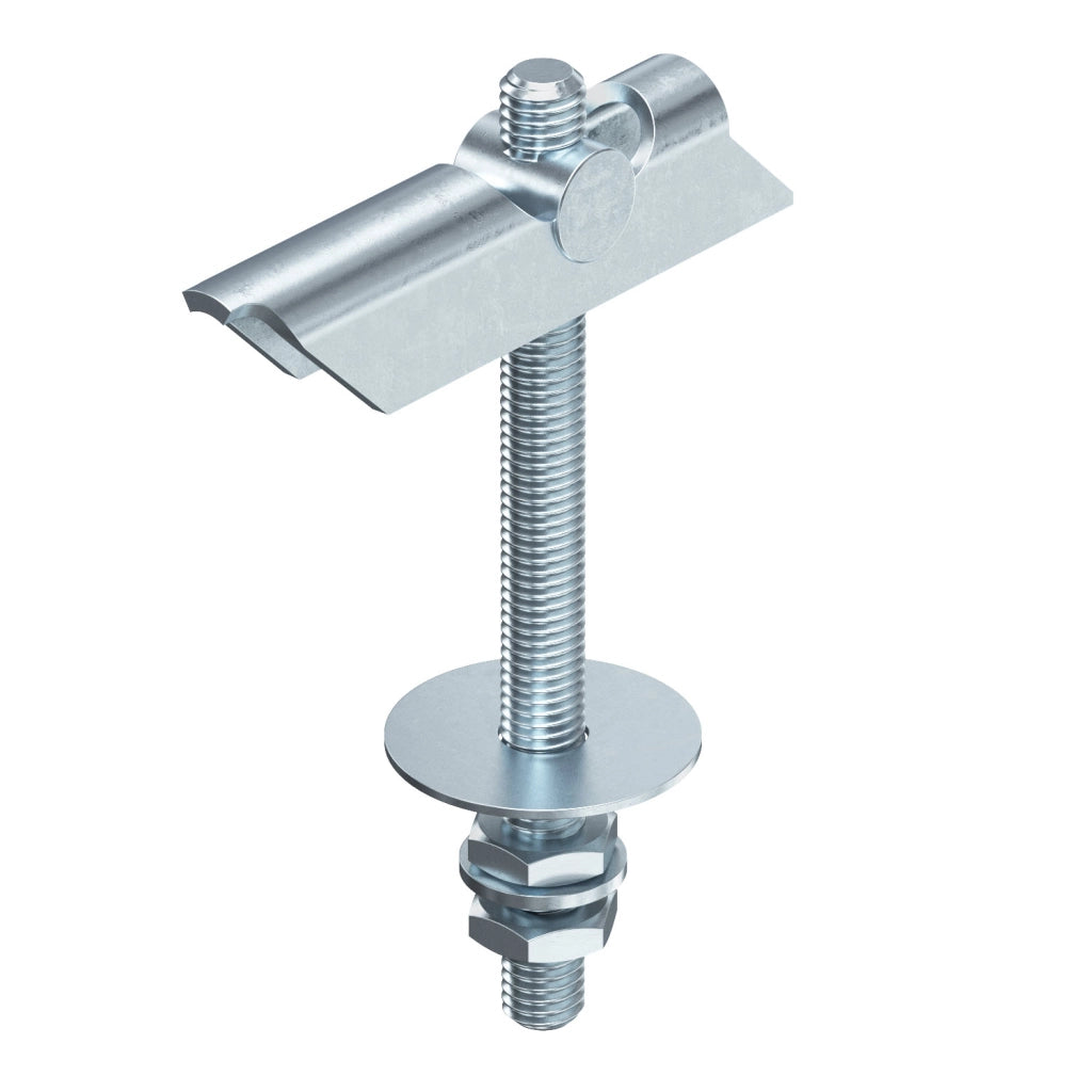 ANCORA A SOFFITTO IN ACCIAIO CON VITE DOPPIA 'BK-DD' M6 - 50 pezzi- TECFI