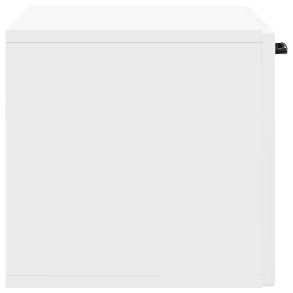 Mobile Porta TV da Muro Bianco Lucido 59,5 x 31 x 30 cm 899389