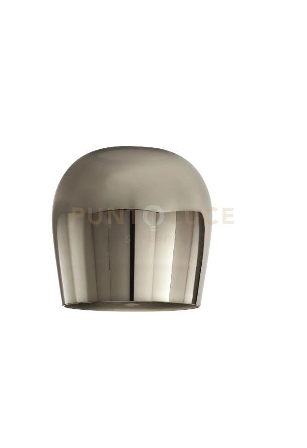 VETRO ALFA MEDIO AMFUME'BRA D.20CM H.23CM PER SOSPENSIONE