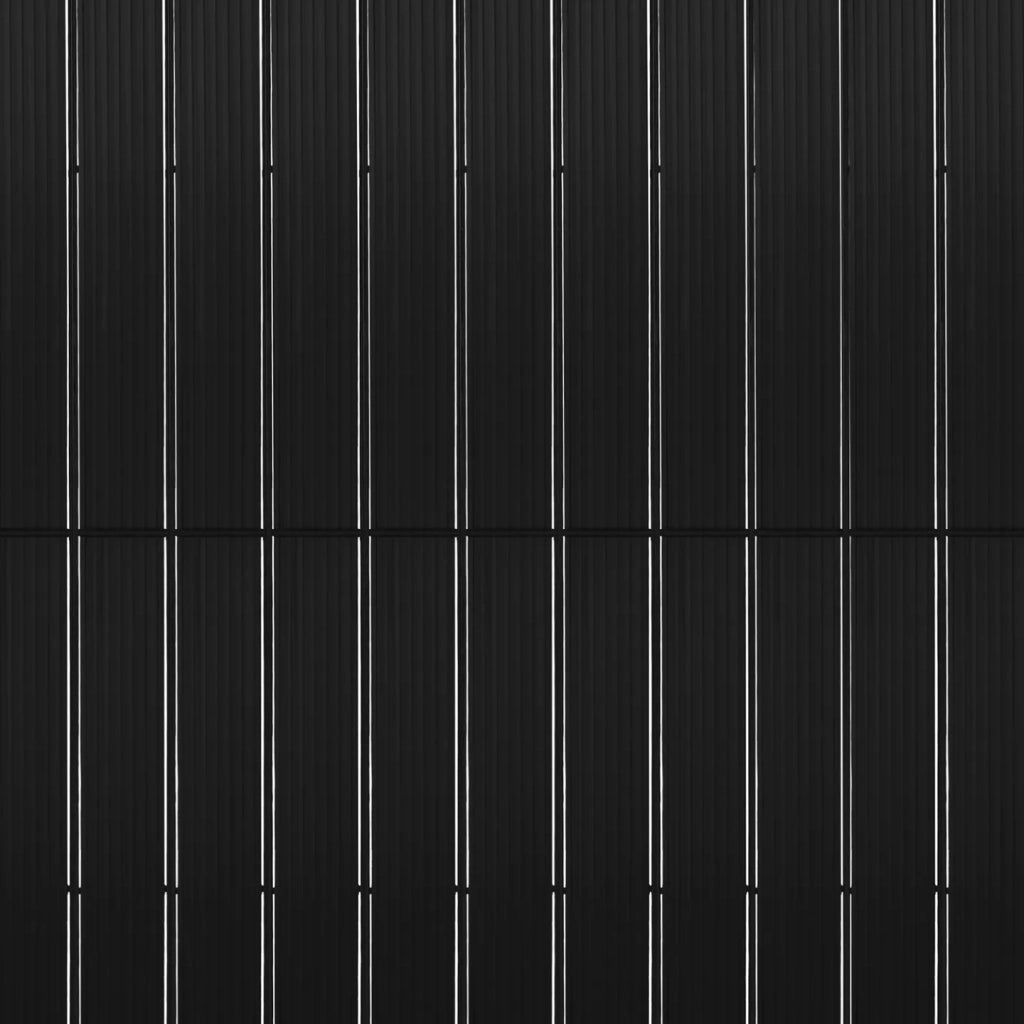 IDMarket - Set di lamelle oscuranti, arella in PVC nero L. 60 M per pannello a rete