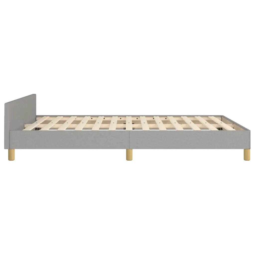 Giroletto senza Materasso Grigio Chiaro 140x200 cm Tessuto 3125138