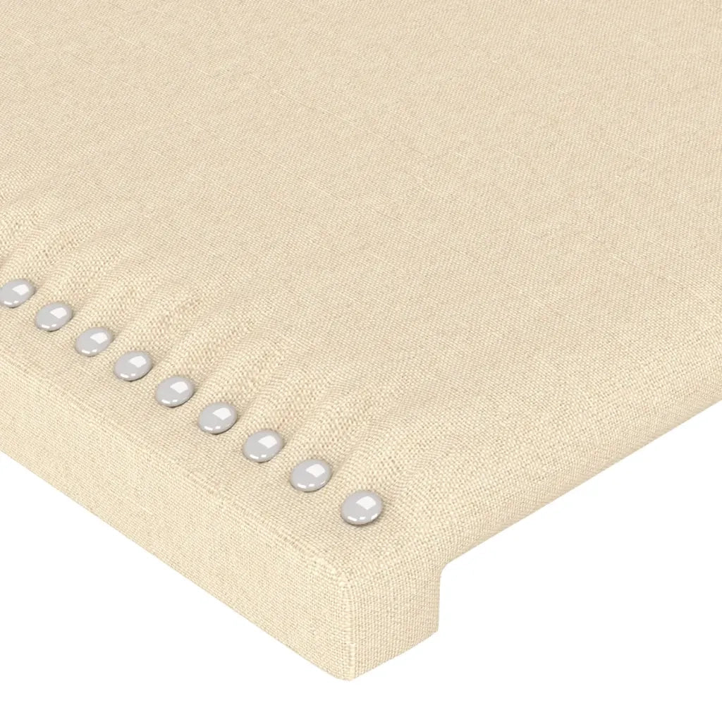 Testiera ad Orecchio Crema 203x23x78/88 cm in Tessuto 3117031