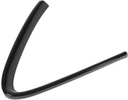 Fregio Grill Anteriore - Compatibile con Stelvio - Resistentente alle Scalfitture - Luccicante Nero - Accessorio di Ricambio - Realizzato in ABS