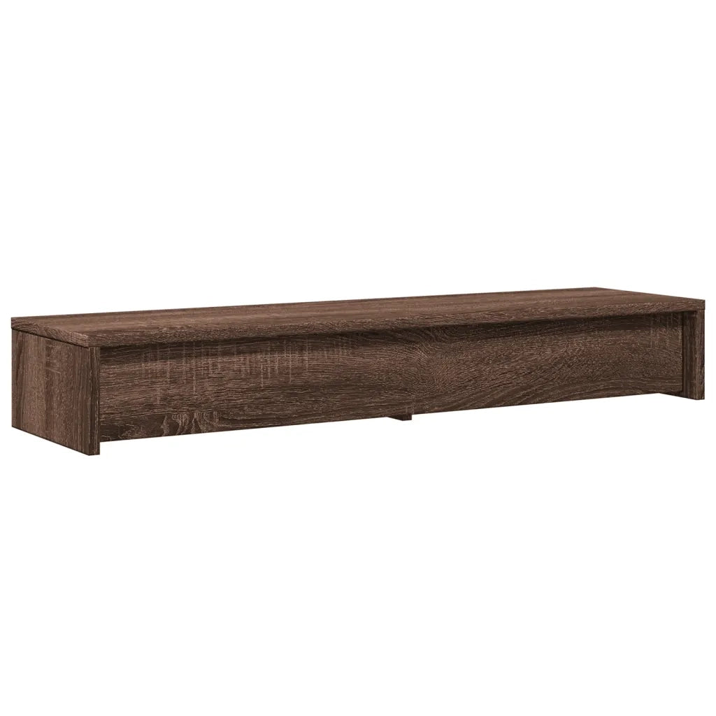 Supporto Monitor con Cassetti Marrone 100x27x15cm in Truciolato 854676