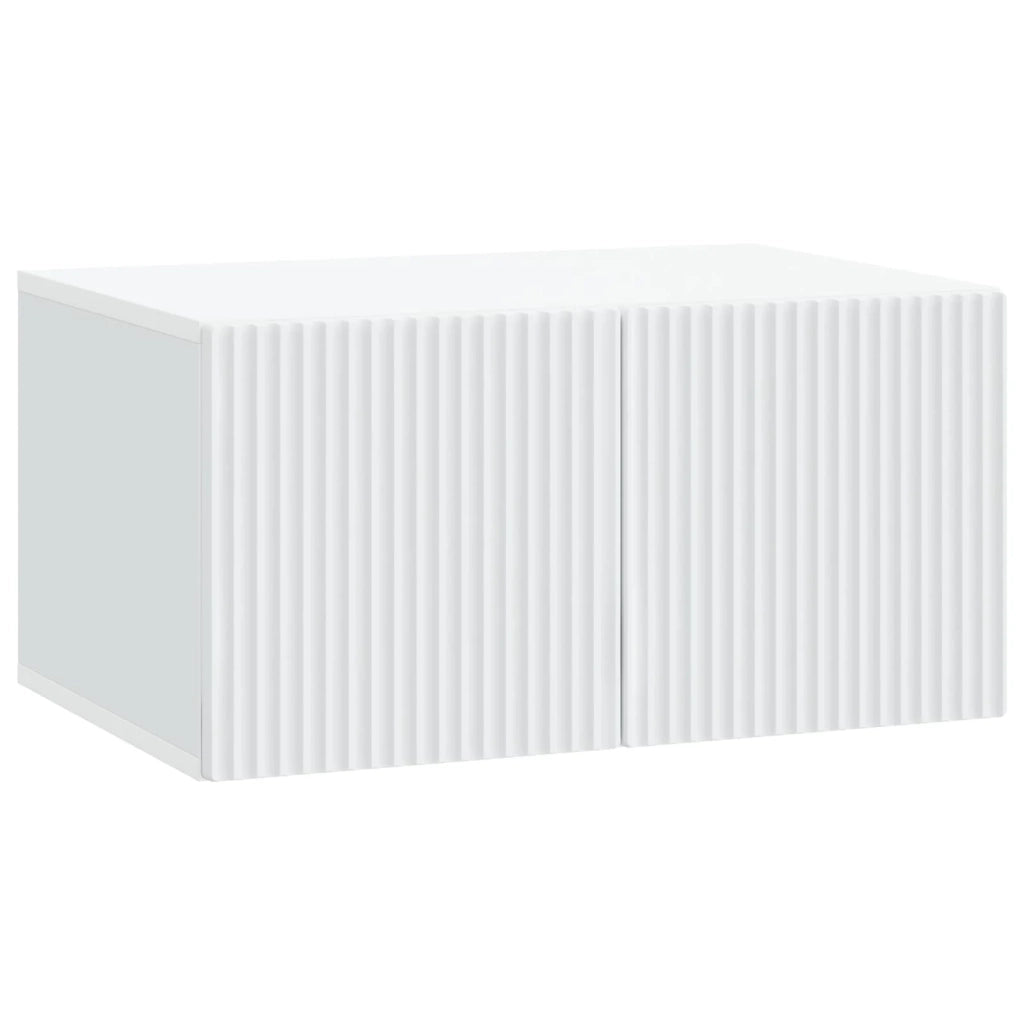 Mobile Porta TV da Muro Bianco 59,5 x 41 x 30 cm 898505