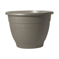 Vaso per Piante Rotondo in Plastica Interno Esterno Plasticotto Campana Idel Colore: Taupe, Formato: 48/42 cm