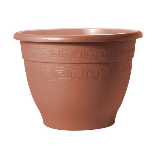 Vaso per Piante Rotondo in Plastica Interno Esterno Plasticotto Campana Idel Colore: Terracotta, Formato: 62/55 cm