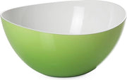 Contenitore per pasta e insalata, in plastica bioplastica, diametro 20 cm, capacità 1,5 litri, lavabile in lavastoviglie (colore verde)