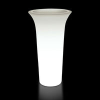 Vaso Luminoso da Giardino Esterno o Interno Rotondo Bianco Moderno Flos Idel