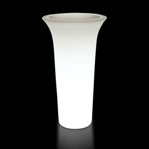 Vaso Luminoso da Giardino Esterno o Interno Rotondo Bianco Moderno Flos Idel