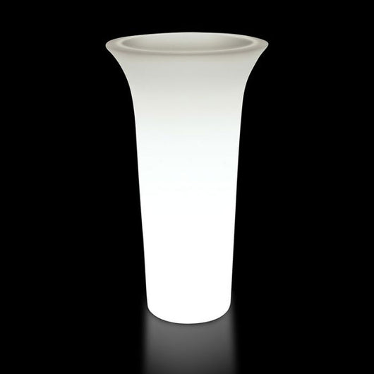 Vaso Luminoso da Giardino Esterno o Interno Rotondo Bianco Moderno Flos Idel