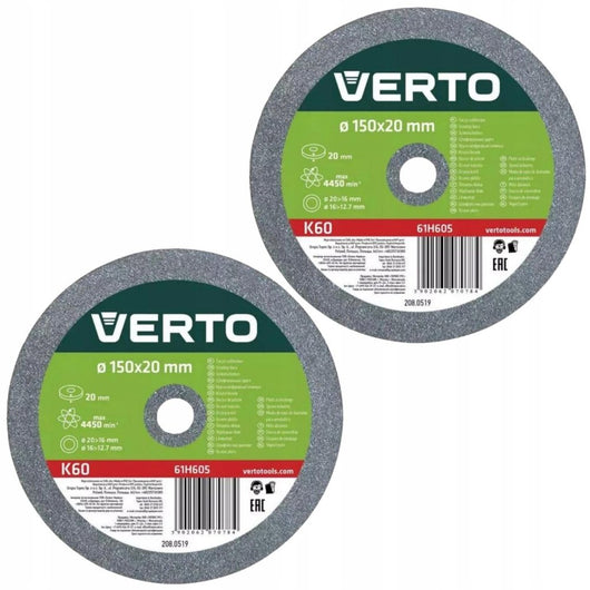 Topex 61h605 dischi smeriglianti ti, 150 x 20 x 20 mm, 2 pezz ds