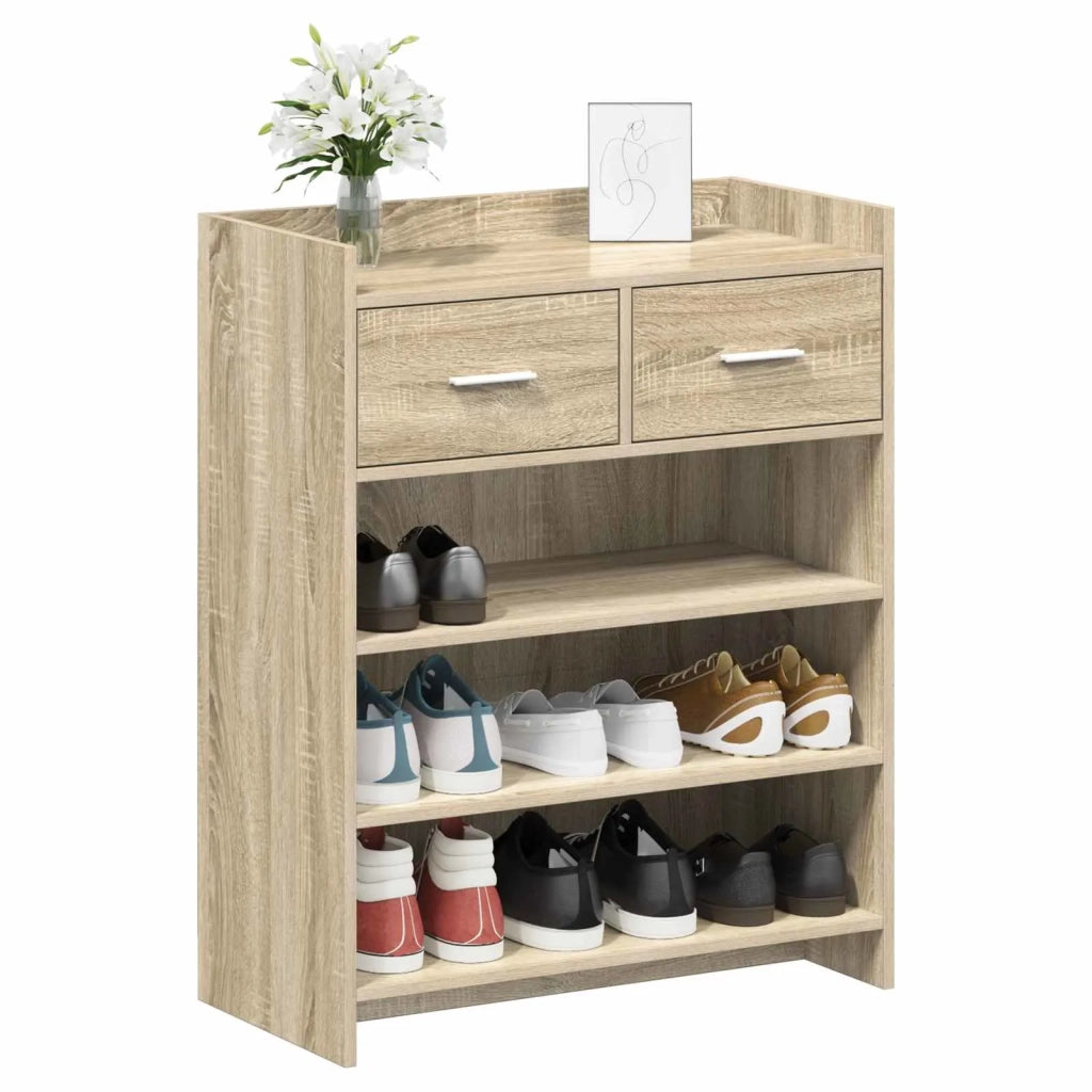 Mobile per scarpe con cassetto Rovere Sonoma 73,5 x 36 x 92 cm 8011325