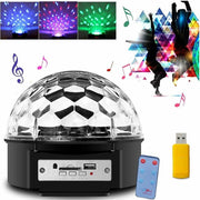 Trade Shop - Proiettore Sfera Luce Led Stroboscopio Disco Effetti Multicolore Rgb Festa -