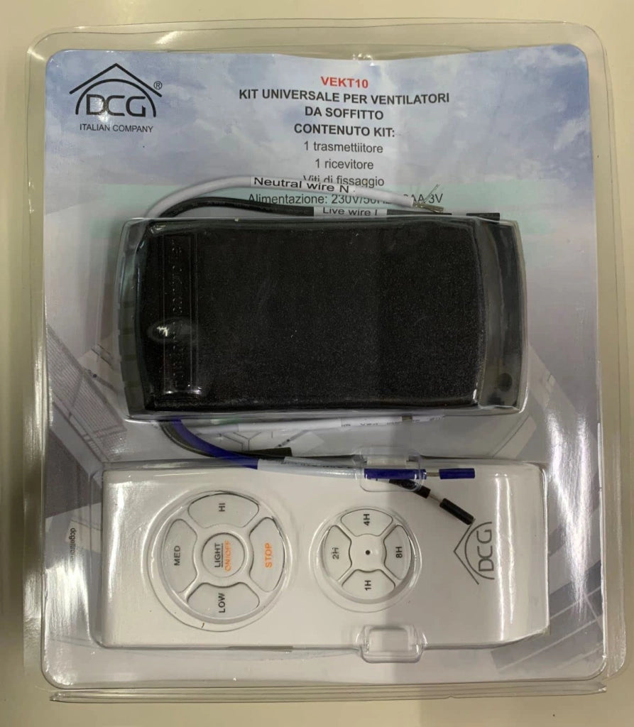 Kit Universale per Ventilatori da Soffitto Dcg