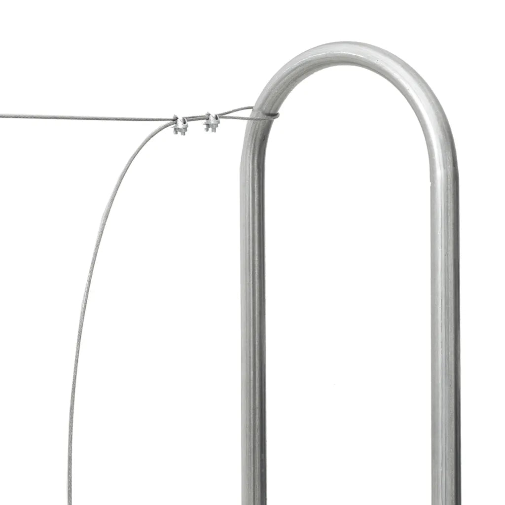 Rastrelliera per Legna 250x25x150 cm in Acciaio Zincato CFW1324334