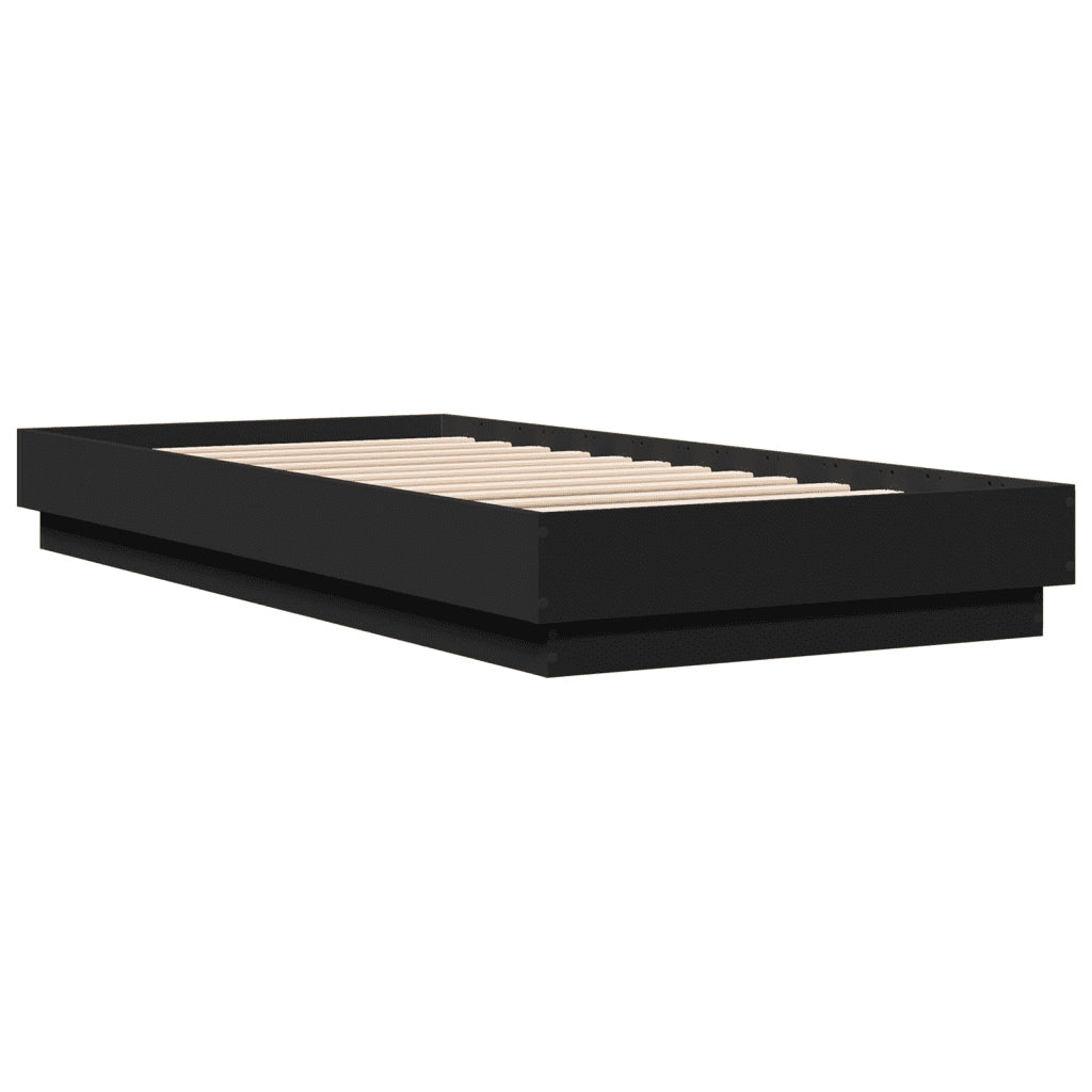 Giroletto con LED Nero 100x200 cm 839505