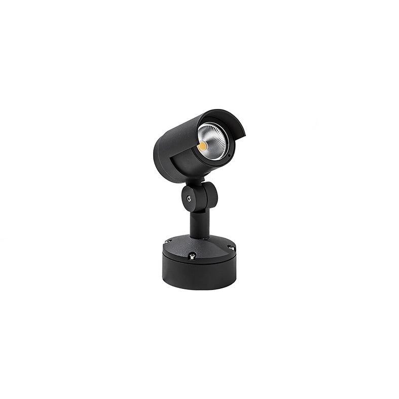 KANA Proiettore LED Orientabile 20W 3000K IP65 Antracite 44° - Illuminazione per Esterni, Parete e Terra, Altezza 21cm - Rossini Group